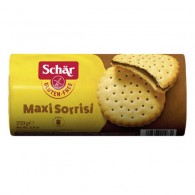 Schär - Maxi Sorrisi - bezglutenowe markizy z kremem kakaowym 250g