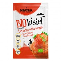 Naura - Kisiel o smaku truskawkowym z Witaminą C BIO 38g