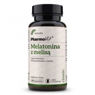 PharmoVit - Melatonina z melisą melatonina 1mg, ekstrakt z melisy 200mg 60kaps.