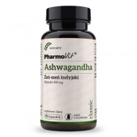 PharmoVit - Ashwagandha Żeń-szeń indyjski 20:1 200 mg 90 kaps