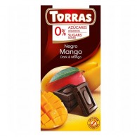 Torras - Czekolada gorzka z mango bez dodatku cukru 75g