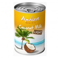 Amaizin - Napój kokosowy light bez humy guar 9% BIO 400ml
