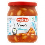 Primavika - Fasola w sosie pomidorowym bezglutenowa 440g