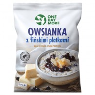 OneDayMore - Owsianka z fińskimi płatkami z białą czekoladą i porzeczką 350g
