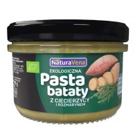 NaturaVena - Pasta z batatów ciecierzycą i rozmarynem BIO 185g
