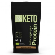 Cocoa - Białko z grochu z olejem MCT o smaku migdałowym keto BIO 600g