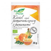Bio Planet - Kisiel o smaku pomarańczowym z bananami BIO 38g