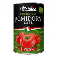 Vitaliana - Pomidory całe bez skórki BIO 400g