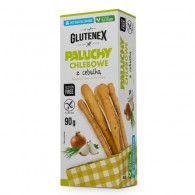 Glutenex - Paluchy chlebowe z cebulą bez dodatku cukrów bezglutenowe 90g