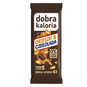 Dobra Kaloria | Baton orzeszki i czekolada 35g