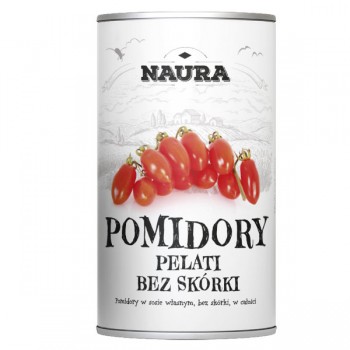 Naura | Pomidory pelati całe bez skórki 400g