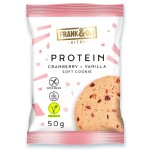 Bezglutenowe miękkie ciasteczko Proteinowe Żurawina+Wanilia 50g