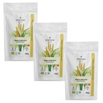 3x Ekologiczna pudrowa bezglutenowa mąka jaglana 500g