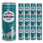 12x Woda naturalna Borjomi puszka 330ml