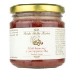 Miód kremowy z czarną porzeczką 250g