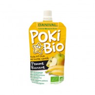 Poki - przecier jabłkowo - bananowy 100% owoców bez dodatku cukrów BIO 90g
