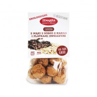 Ciasteczka z mąki z sorgo z płatkami owsianymi i kakao bezglutenowe BIO 100g