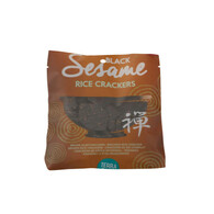 Krakersy z ryżu brązowego z czarnym sezamem bezglutenowe BIO 60g