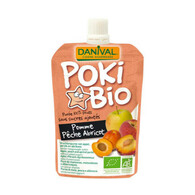 Poki - przecier jabłkowo - brzoskwiniowo - morelowy 100% owoców bez dodatku cukrów BIO 90g