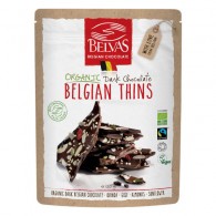Belvas - Kawałki czekolady gorzkiej z migdałami, quinoa, jagodami goji BIO 120g