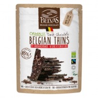 Belvas - Kawałki czekoladygorzkiej 85% z kruszonymi ziarnami kakao bezglutenowe fair trade BIO 120g