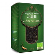 Dary Natury - Herbata zielona z żeń-szeniem BIO 80g