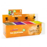 Herbatki mix (earl grey, owoceleśne, rooibos, zielona herbata) fair trade BIO (4 x 25 x 1,8g)