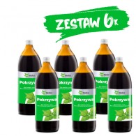 Zestaw 6x Pokrzywa 1L - bez cukru