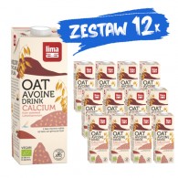 12x Napój owsiany z wapniem z alg morskich BIO 1L