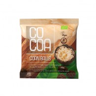 Cocoa - Bezglutenowe chrupki kukurydziane w czekoladzie migdałowej delikatnie solone BIO 40g