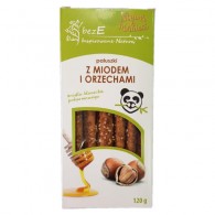 Paluszki z miodem i orzechami 120g