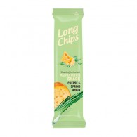 Long Chips - Chipsy ziemniaczane o smaku sera z cebulką 75g