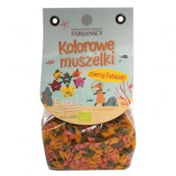 Fabijańscy - Bezglutenowy makaron kukurydza+groszek+soczewica muszelki BIO 250g