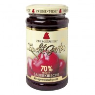 Zwergenwiese - Mus wiśniowy (70% owoców) bezglutenowy BIO 225g