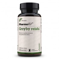 PharmoVit - Grzyby reishi Ekstrakt standaryzowany 10% polisacharydów 90 kaps