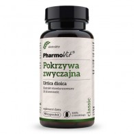 PharmoVit - Pokrzywa zwyczajna Urtica dioica Ekstrakt standaryzowany 1% krzemionki 90 kaps