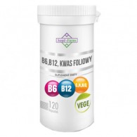 Soul Farm - Witamina b6 + b12 + kwas foliowy 120 kapsułek 18mg + 600mcg + 100mcg