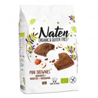 Naten - Ciastka brownies z czekoladą i orzechami laskowymi bezglutenowe BIO 170g