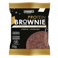Bezglutenowe miękkie ciasteczko Brownie proteinowe 50g