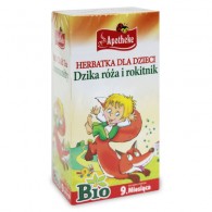 Apotheke - Herbatka dla dzieci - dzika róża i rokitnik BIO 20 x 1,5g