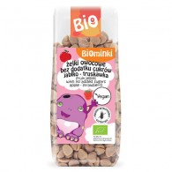 Biominki - Żelki owocowe bez dodatku cukrów jabłko - truskawka bezglutenowe BIO 150g
