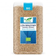 Bio Planet - Len brązowy (siemię lniane) BIO 1kg