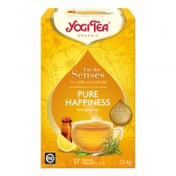 Yogi Tea - Herbatka dla zmysłów szczęście z zieloną herbatą i olejkami eterycznymi BIO (17x 2,2g) 37,4g