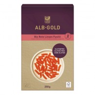 Alb-Gold - Bezglutenowy makaron z czerwonej soczewicy BIO 250g