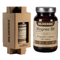 Solherbs - Magnez B6 60 kapsułek (94mg + 0,7mg)