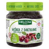Helcom - Pasta owocowa wiśnia z daktylami 200g