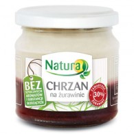 Naturo - Chrzan na żurawinie 190 g