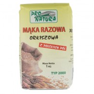 Pro Natura - Mąka razowa orkiszowa 1kg