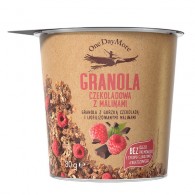 Granola Czekoladowa z malinami z gorzką czekoladą 80g