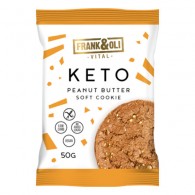 Frank&Oli - Bezglutenowe miękkie ciasteczko KETO z pastą orzechową 50g